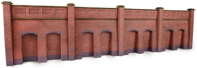Metcalfe PN145 N Gauge Retaining Wall - Brick Card Kit - Image 1 of 3
