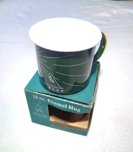 United by Blue 12 Unzen handgetaucht Emaille Stahl Becher Wilderness Green Neu *ohne Box - Bild 1 von 8