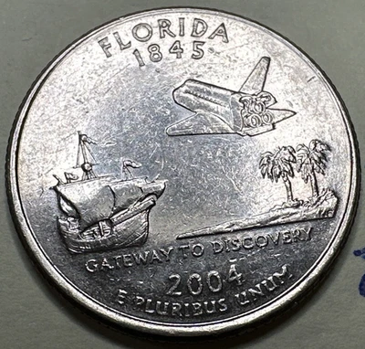 2004 D Florida State Quarter 25C 7745N - Image 1 of 3