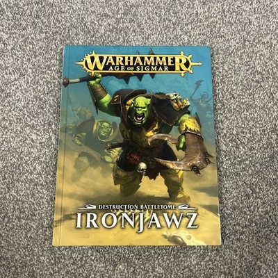 Warhammer Age Of Sigmar Destruction Battletome Ironjawz Hardback Book - Image 1 of 2