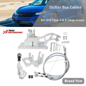 For RSX Civic CRX K20 K24 K Swap EG EK K-Series Cables Trans Bracket Shifter - Picture 1 of 9