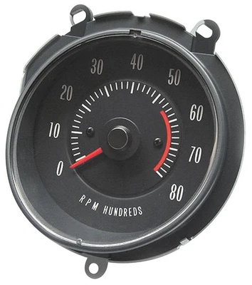 OER In-Dash 5200 RPM Tachometer For 1969-1972 Pontiac GTO LeMans and Tempest - Image 1 of 4