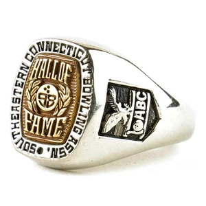 1998 ABC Hall of Fame Southern Connecticut Bowling Assn Ring Gold Top? ANDENKEN - Bild 1 von 4
