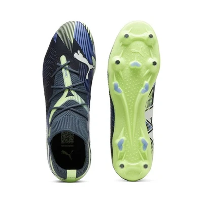 Botas de fútbol Puma Future 7 Match MxSG unisex gris cielo blanco fizzy apple - Imagen 1 de 4