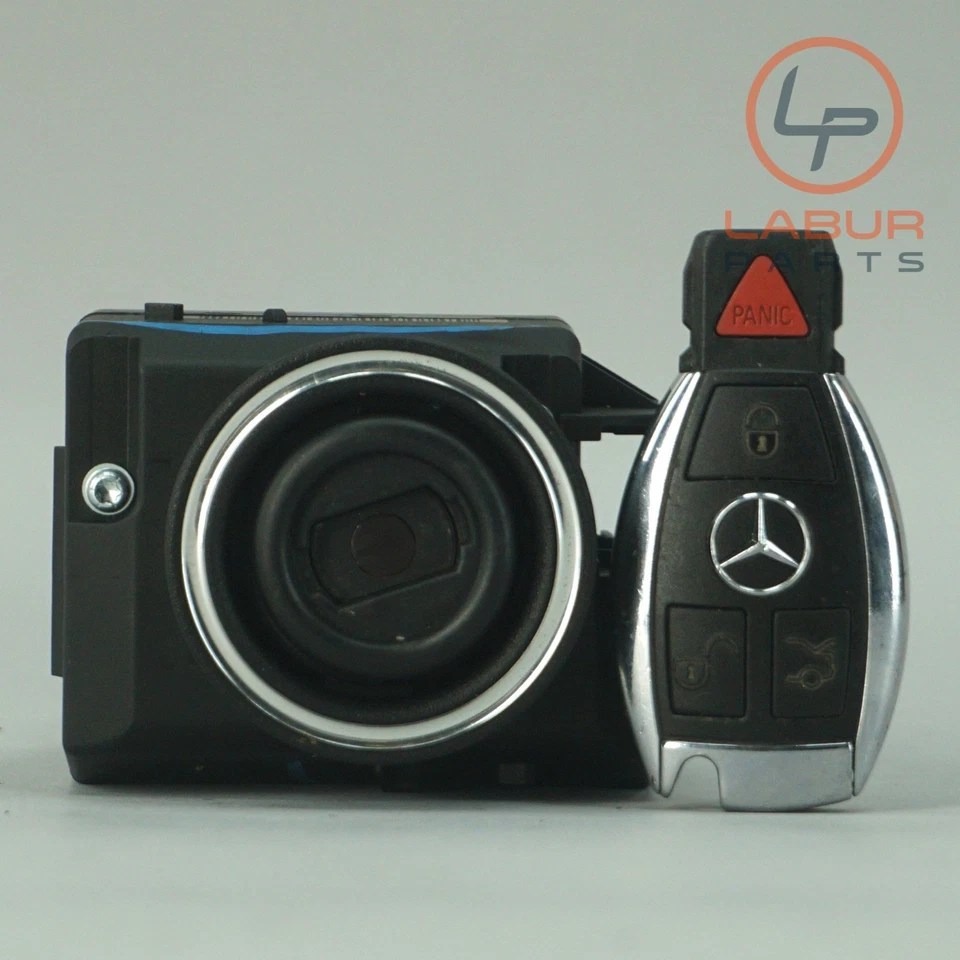 W209 05-09 Mercedes CLK Class Ignition Switch Module With Key B719 - Image 1 of 4