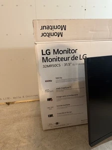 LG 32MR50C Curved Monitor 32-Inch FHD 100Hz *READ DESCRIPTION* PC1721311 - Picture 1 of 4