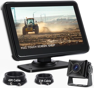 AHD1080P Wired Backup Camera with 7'' Touch Screen Monitor, Rear View Camera ... - Image 1 of 4
