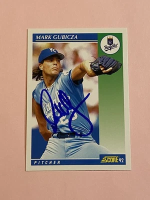 Mark Gubicza 1992 Score IP Auto Autograph  - Image 1 of 3
