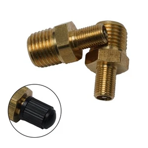 Easy to use 1/4in Brass Rubber Inflatable Rubber Tank Filling Valve Set of 2 - Picture 1 of 12