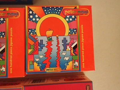 Peter Max Pop Art Vela Nuevos Mundos Puzzle 100 Piezas 23 x 18 cm NUEVO En Caja Raro Foto 1 de 4