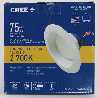 Cree Lighting 6-inch LED Downlight 75W (Untested) - Image 1 of 3