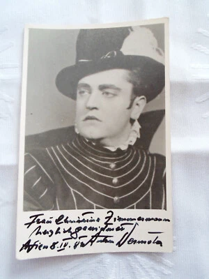 ANTON DERMOTA († 1989) Opernsänger Opera Autogramm original signiert signed Wien - Bild 1 von 2