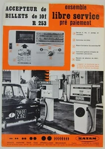 Prospekt Broschüre Selbstbedienung Kraftstoffpumpe Ticket SATAM Zahlung Traktor - Bild 1 von 1