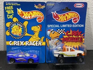 A1006 HOT WHEELS EDIZIONE LIMITATA C.REX RACER & MOBILE TRUCK 1995/1993 - Foto 1 di 2