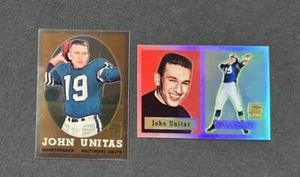 *Refractor de reimpresión cromado Topps 2000 #R1 Johnny Unitas ++++ - Imagen 1 de 2