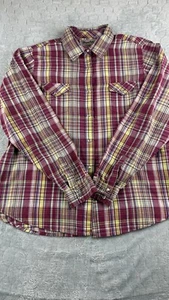 Camicetta western donna Wrangler Wrancher manica lunga snap davanti a quadri taglia XXL - Foto 1 di 11
