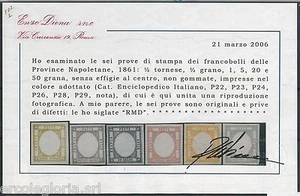 Provincie Napoletane - STORIA POSTALE: CEI  P22 / P29 con CERTIFICATO DIENA - Imagen 1 de 1