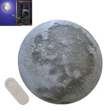 Fantastic LED Healing Moon Lamp Wall Night Light Remote Control Bedroom Decor UK