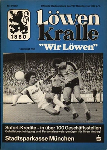 II. BL 81/82 TSV 1860 München - Alemannia Aachen, 13.02.1982 - Bild 1 von 1