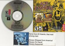 Age Of Empires Gold Edition (PC CD) Rise Of Rome Expansion Microsoft Atari