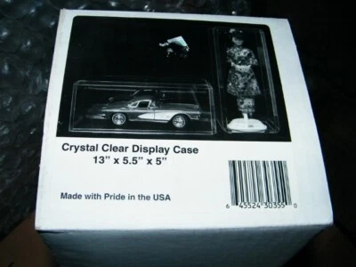 Crystal Clear 13”x5.5”x5” Collector Display Case Storage New in Original box - Image 1 of 4