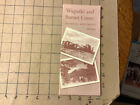 Vintage Original brochure/ Map: 1963 WUPATKI and SUNSET CRATER national monument