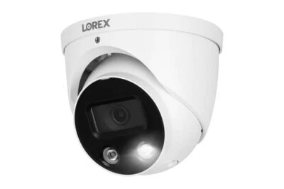 NEW LOREX 4K Deterrence Dome Al PoE IP Wired Camera, E896DD - Image 1 of 4