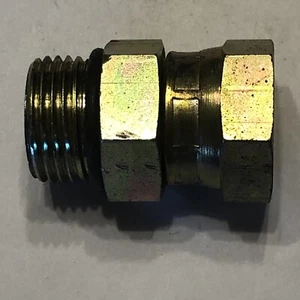 6900-10-08   Hydraulic Adapter 1/2" NPTF x ORBM 10 - Picture 1 of 5