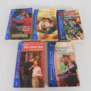Lot of 5 Silhouette Special Edition PB Romance Novels Babies Christmas Family - Imagen 1 de 12