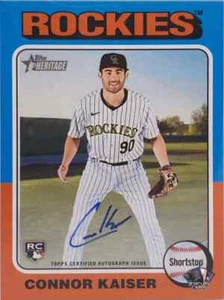 2024 Topps Heritage High Number Connor Kaiser Real One Auto (Blue Ink) - Bild 1 von 3