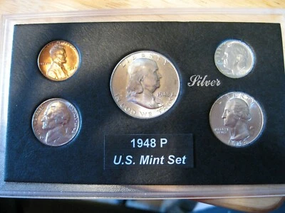 1948 P US Mint Set Silver Brilliant Uncirculated! - Image 1 of 4