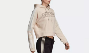 New Women ADIDAS Originals Cropped Sweatshirt Hoodie (DH4201)  Women XL