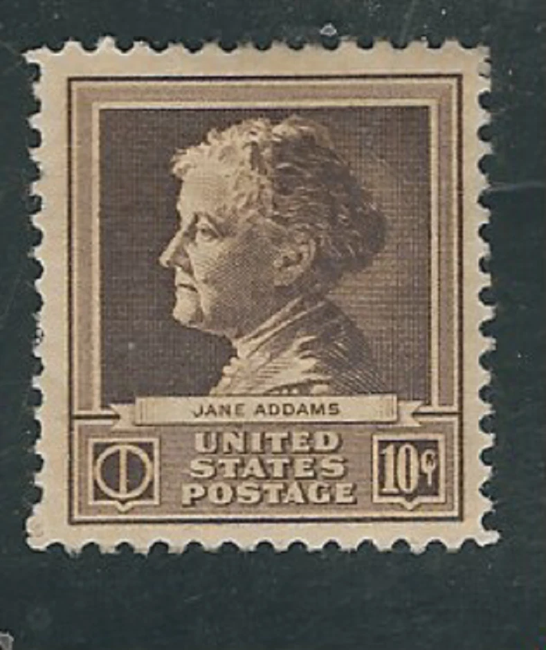 Scott #878....10 Cent...Jane Addams...7 Stamps ...Mint Hinged - Image 1 of 1