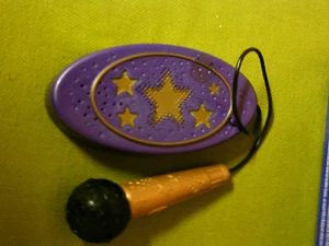 Mikrofon für Kinder und  Podest  für Karaoke Barbie 2005 mit Beschreibung !! - Bild 1 von 2