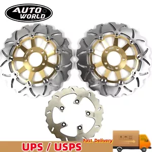 Rotor de freno delantero trasero EE. UU. para Kawasaki ZRX 1200 R S 2001-2006 2005 2004 2003 - Imagen 1 de 14
