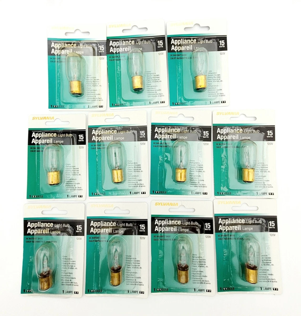 Sylvania 18174 T7 Incandescent Bulb - 15 Watt Intermediate Base