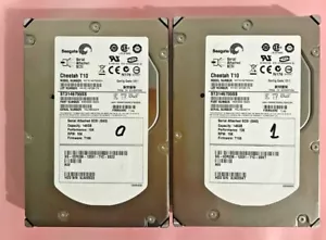 (LOT X2) DELL 146GB 10K 3.5" SAS Hot Hard Drive ST3146755SS 9DK066-050 - Picture 1 of 1