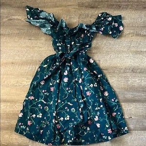 Hill House Ava Dress Moody Floral Size M - Picture 1 of 7