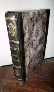 DELLA RAGION POETICA LIBRI DUE DI GIO.VICENZO GRAVINA,1829 Alvisopoli[estetica - Imagen 1 de 6