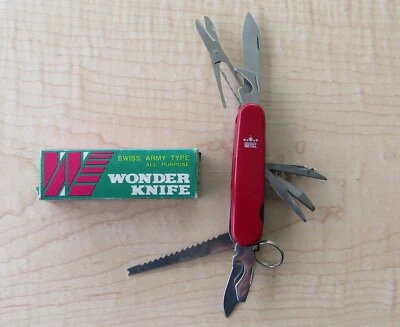 Wonder Knife Multi-Tool Swiss Army Type Scissors Screwdriver File 12 Tools VTG - Image 1 of 4