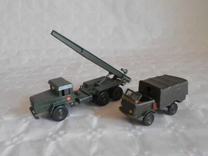 solido army serie unico lanciarazzi sahariano e camion Renault 4x4 da restaurare - Foto 1 di 10
