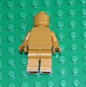LEGO Minifigure - Basic Rose Gold Color Statue/Figure - Picture 1 of 2