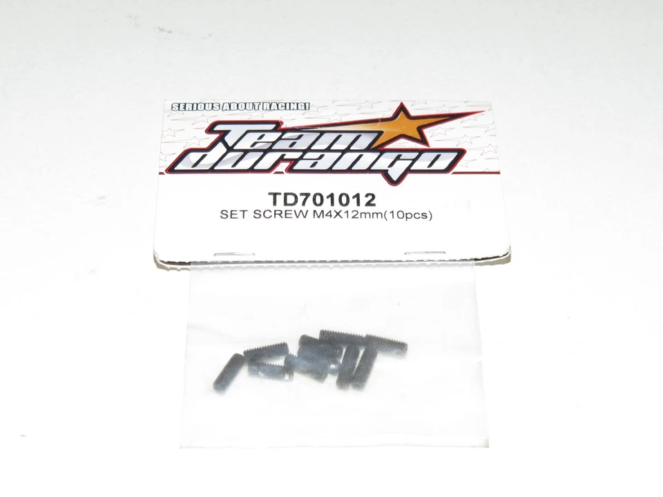 Team Durango 4x12mm Set Screw Set (10) TDR701012  - Image 1 of 1