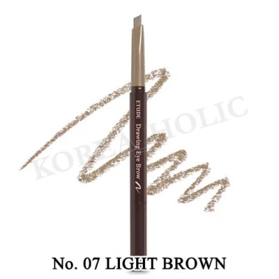 ETUDE Drawing Eye Brow 0.25g #07 Light Brown Long Lasting Korean Cosmetics NEW - Image 1 of 4
