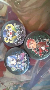 Force of Will Malaysian Button set! EXCLUSIVE AND RARE!!  ALL 3 x buttons! - Picture 1 of 1