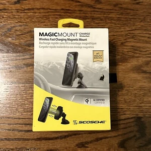 Scosche Cell Phone Magic MOUNT Magnetic Mount charge Window/Dash Mount - Black - Picture 1 of 6