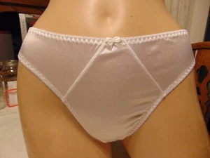 Second Skin Satin Thong Panties Size XL Great for Men - Picture 1 of 23