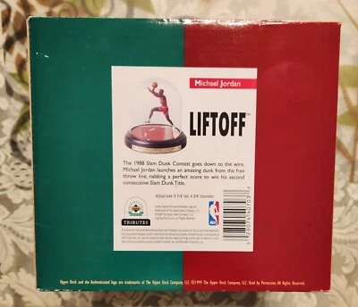 NBA Michael Jordan Chicago Bulls 1999 Upper Deck Tributes Liftoff Figurine - Image 1 of 4
