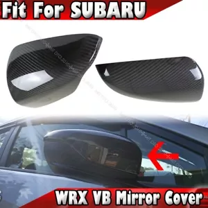 2025 Real Carbon Fiber Fits Subaru WRX STI 4D VB Side Mirror Cover Cap Trim - Picture 1 of 6
