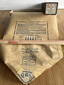 QRS Player Pianorolle Wortrolle SITTIN' IN A CORNER Irving Berlin 1923 - Bild 1 von 12